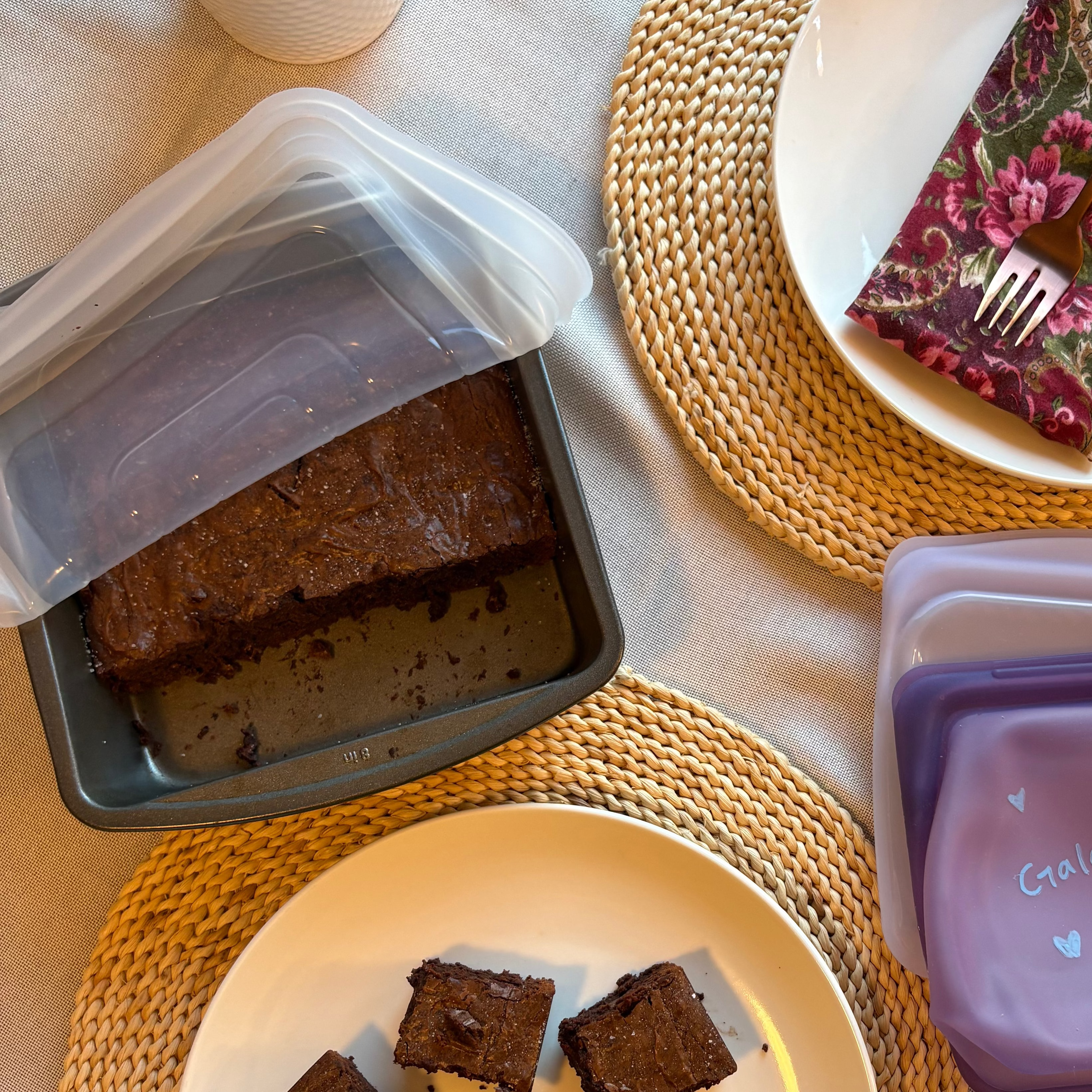 Square 8x8 Stretch Lid