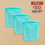 all: hero image of 3 half gallon aqua bags for $30