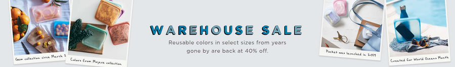 Reusable colors in select sizes from years gone by are back at 40% off.