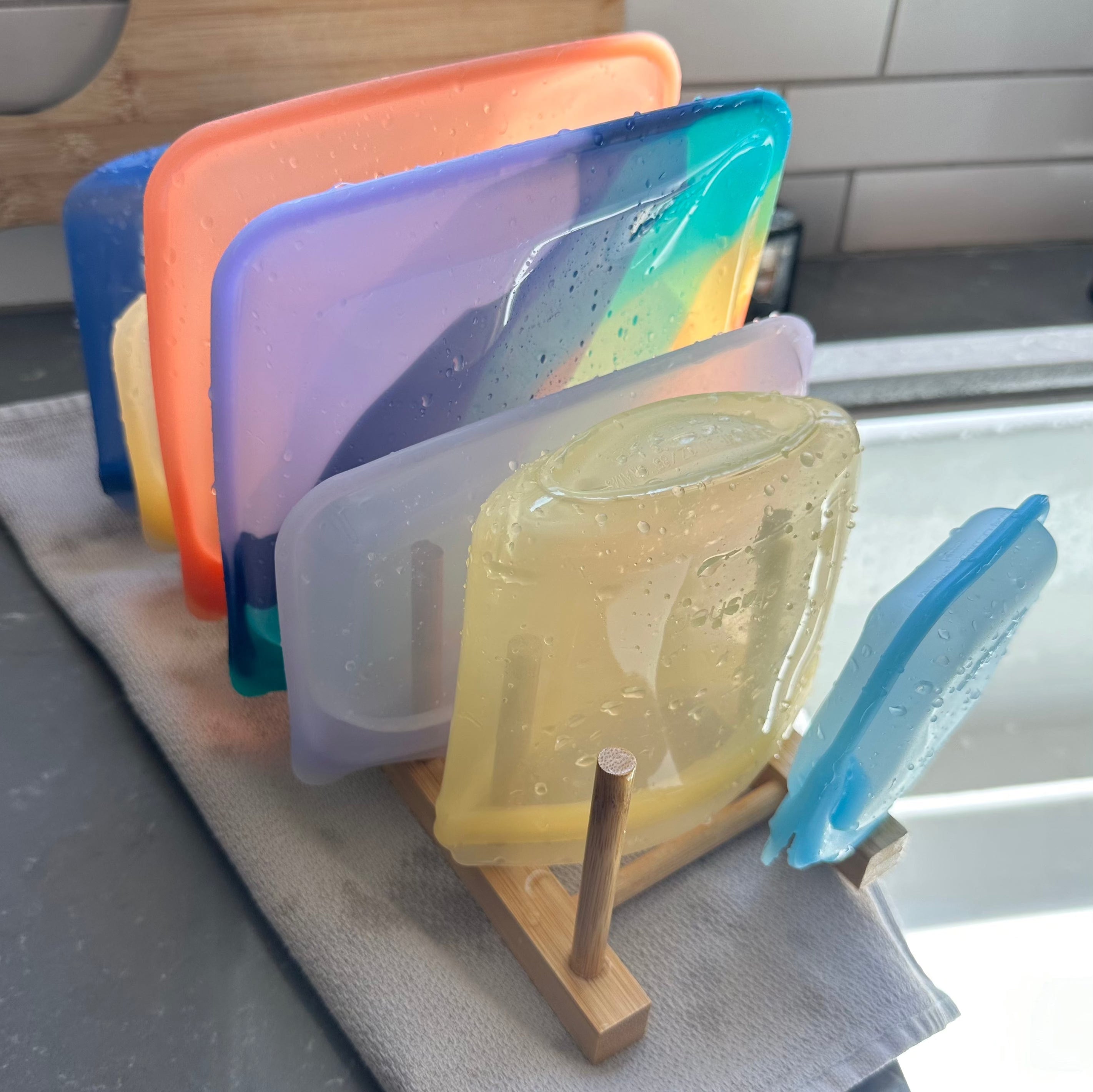 Reusable sandwich bag drying rack hotsell