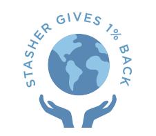 stasher gives back 1% of all sales to nonprofits icon