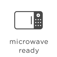 icon saying stasher bags and bowls are microwave ready