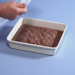 all: video of square stretch lid with brownies