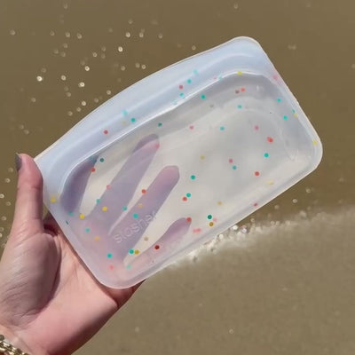 beach glass: stasher reusable bags