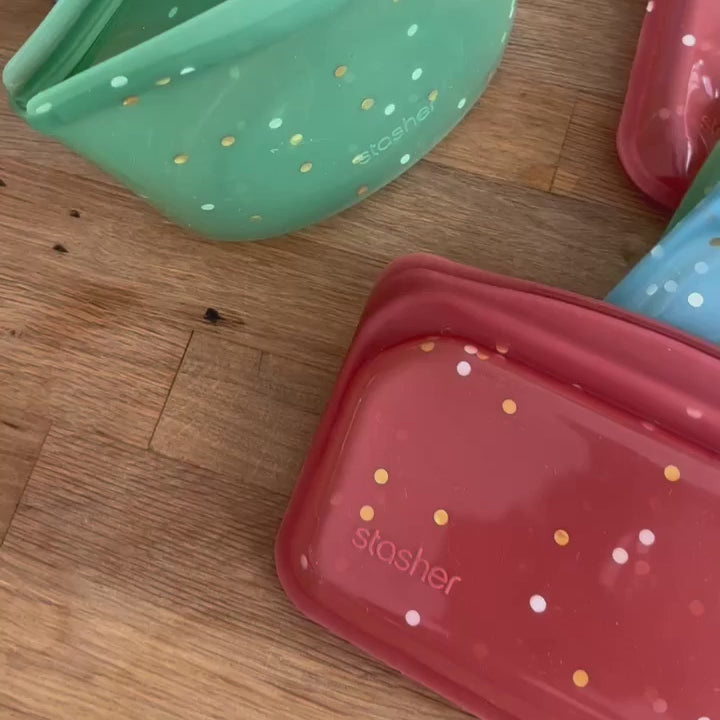 metallic dots: Holiday Dots UGC Video Close Up