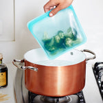 all: sandwich bag for steaming veggies