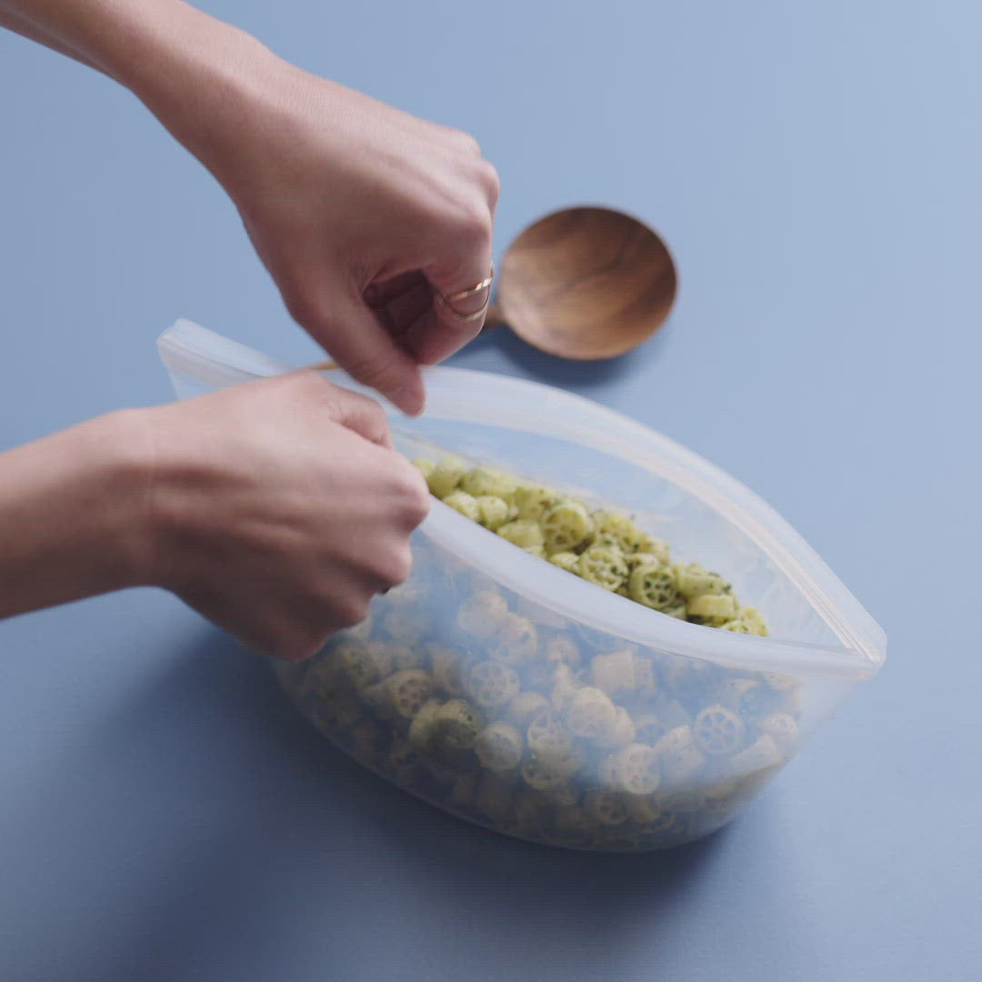 4-Cup Silicone Bowl, Reusable Food-Grade Bowl