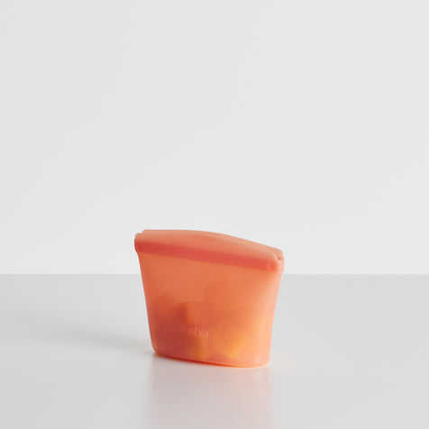 coral: reusable silicone bowl