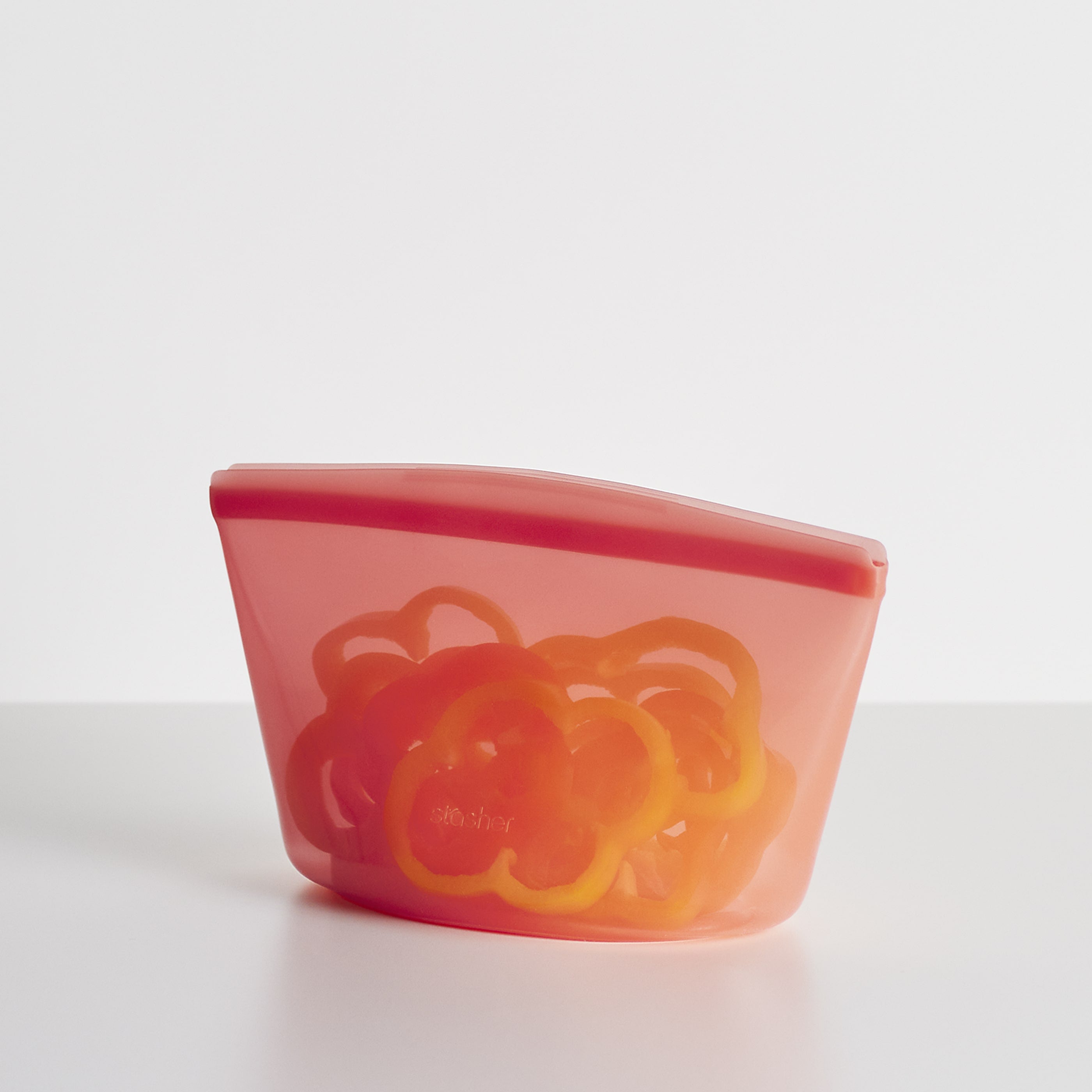 Stasher 6-Cup Bowl in Red | Silicone