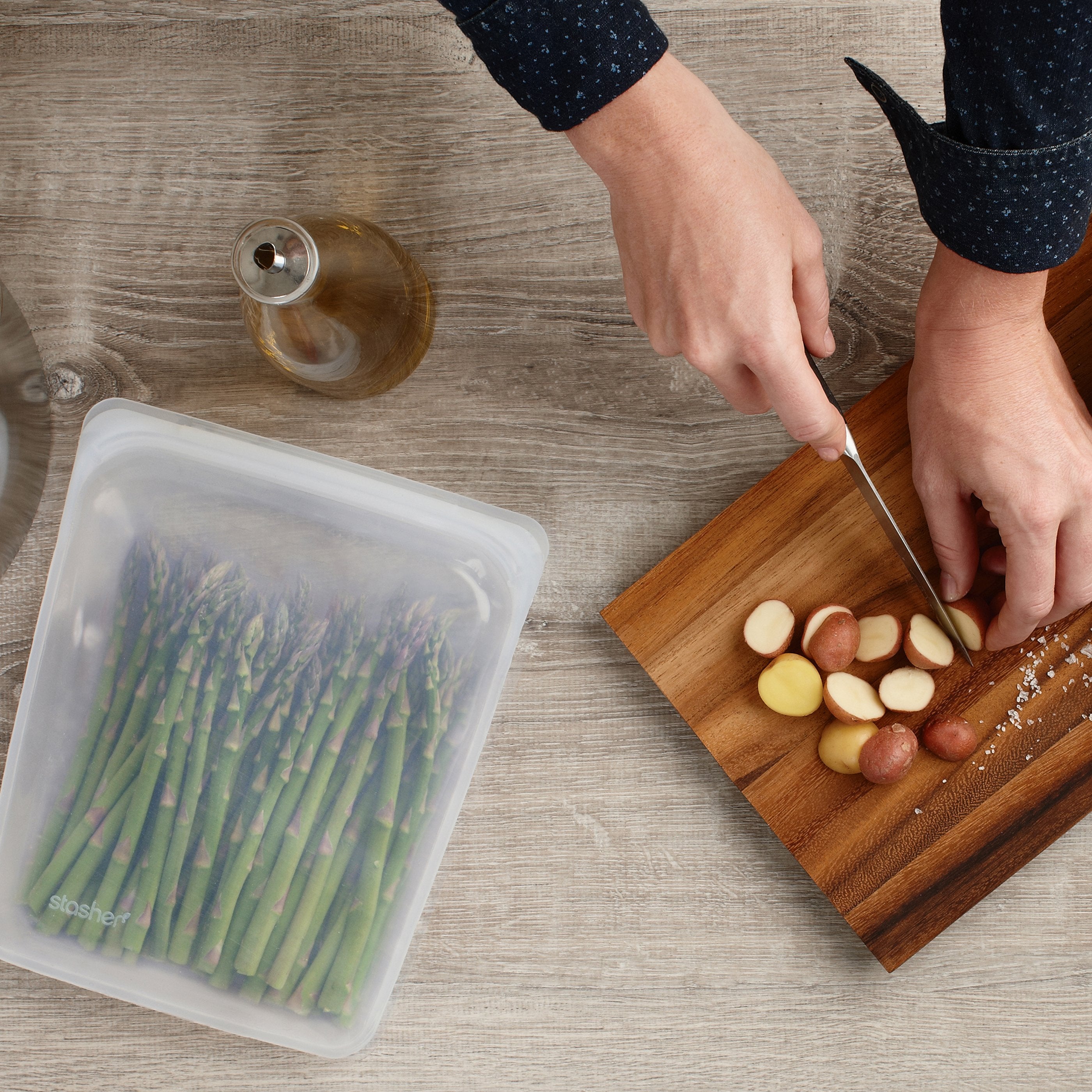Silicone food storage discount