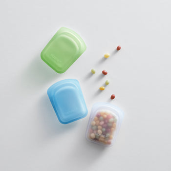 Coastline: Reusable Silicone Stasher Pocket Bag 3-Pack Bundle Assorted