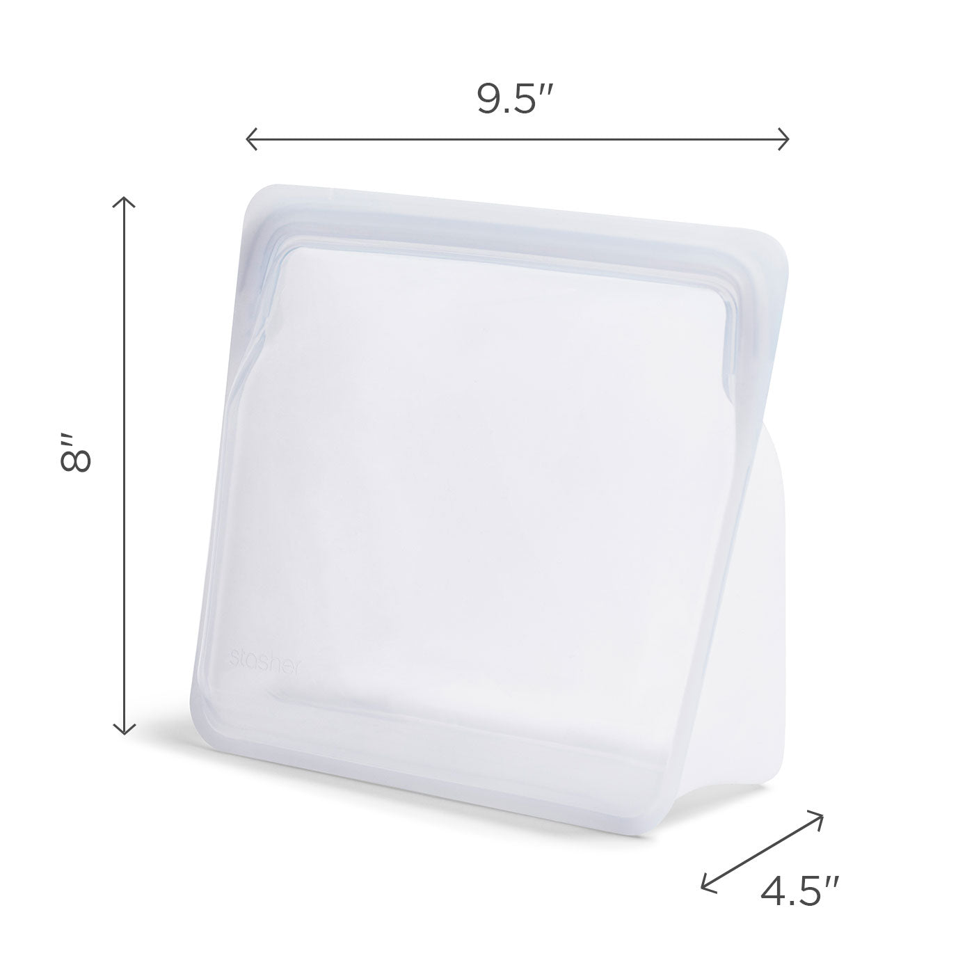 Stasher Clear Silicone Reusable Storage Bags