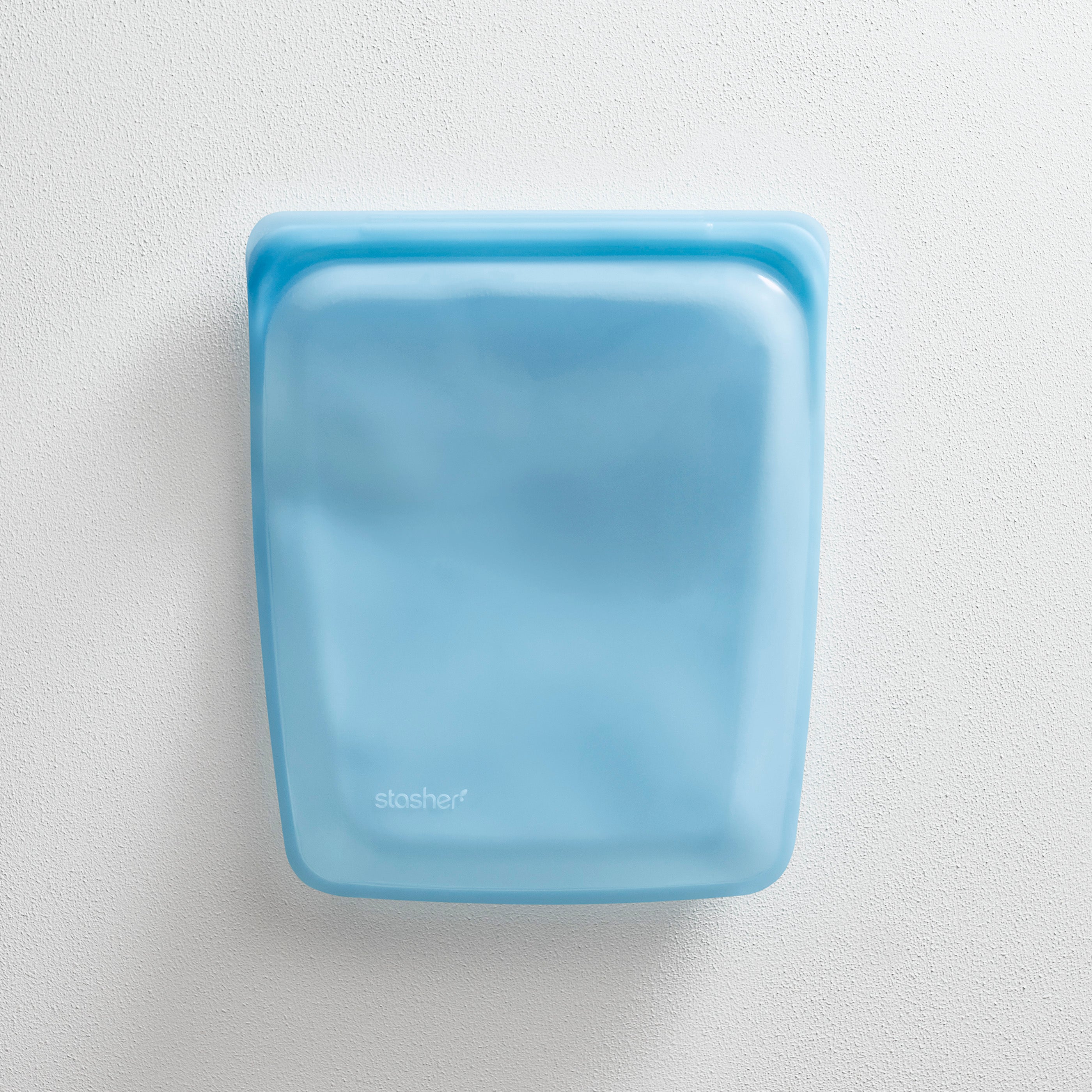 blue: Reusable Silicone Stasher Half Gallon Bag