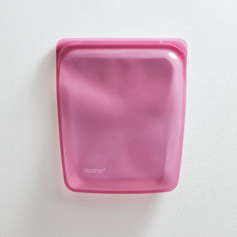 hibiscus: Reusable Silicone Stasher Half Gallon Bag