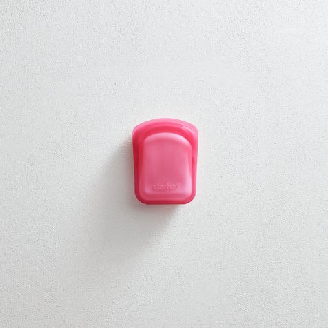 Raspberry: Reusable Silicone Stasher Pocket Bag