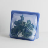 Indigo: Reusable Silicone Stasher Stand Up Mega Bag