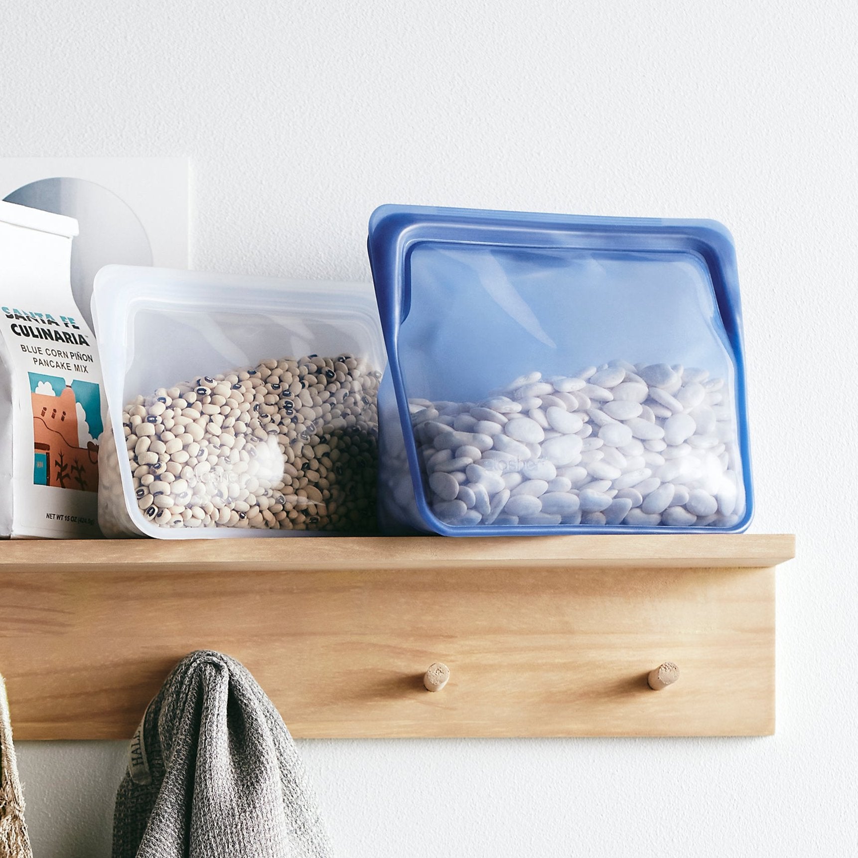 Deep Ocean: Stand-Up Mid Reusable Silicone Bag