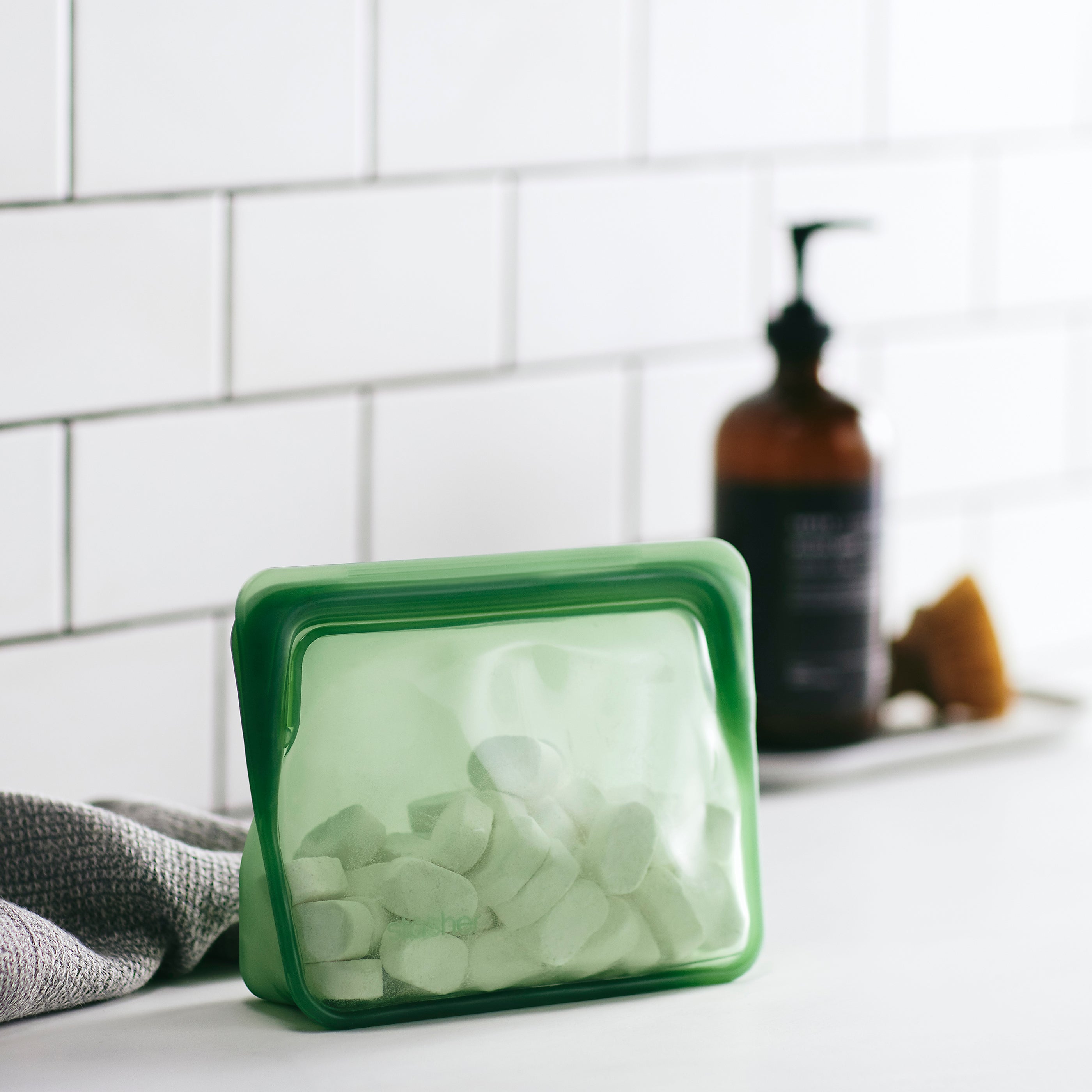 Kelp: Reusable Silicone Stasher Stand Up Mini Bag