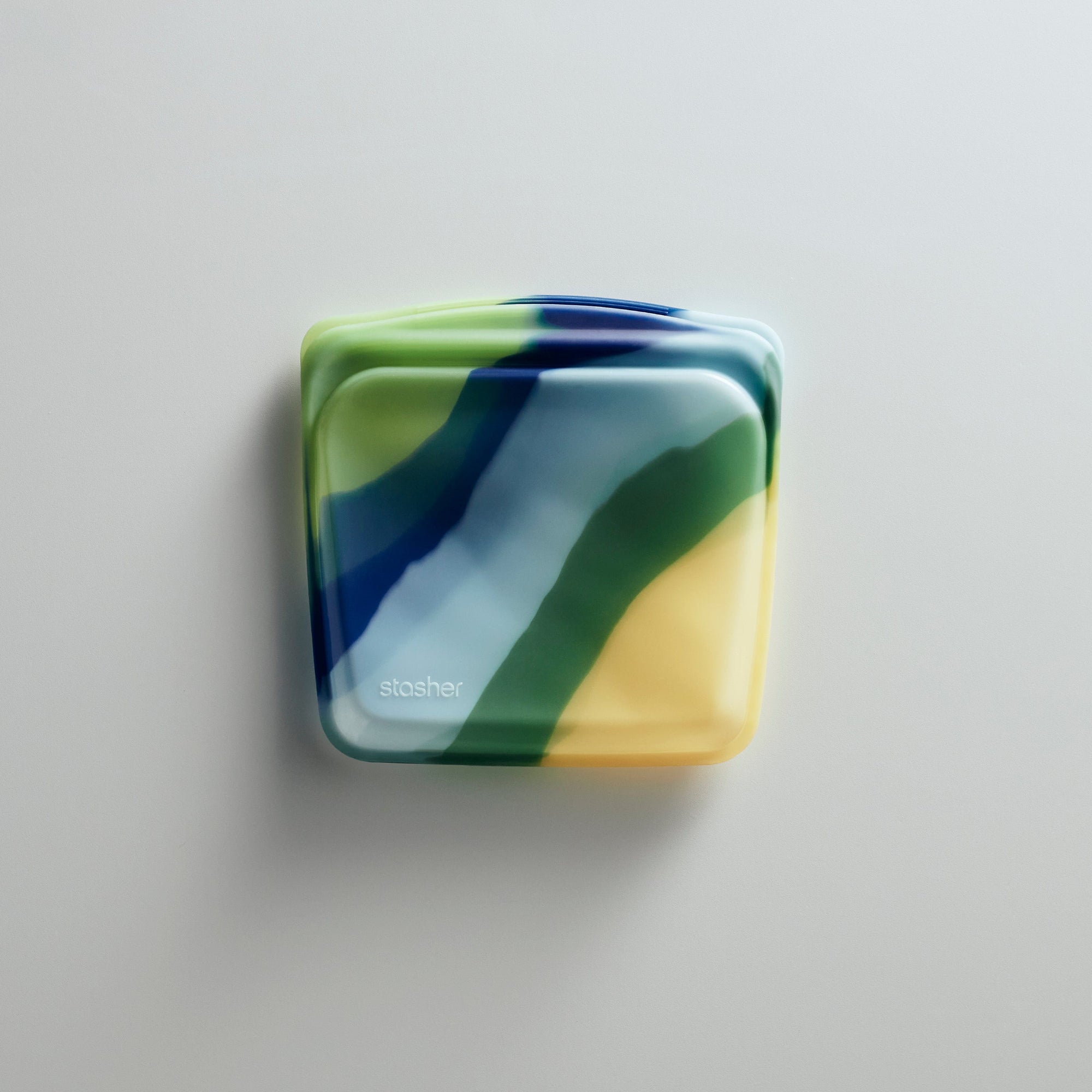 blue current: sandwich hero image on a white surface.