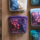 ocean forest: Reusable Silicone Stasher 5-Pack Lunch Bundle Berries
