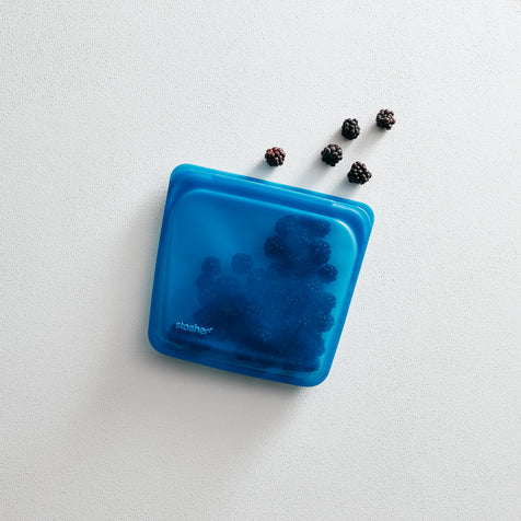blueberry: Reusable Silicone Stasher Sandwich Bag