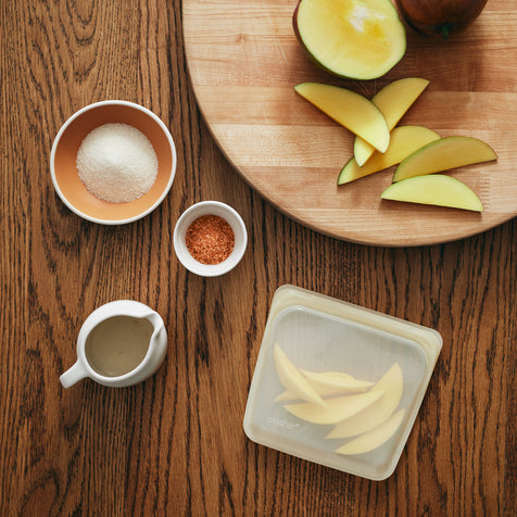 pineapple: Reusable Silicone Stasher Sandwich Bag