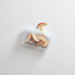 clear: Reusable Silicone Stasher Snack Bag