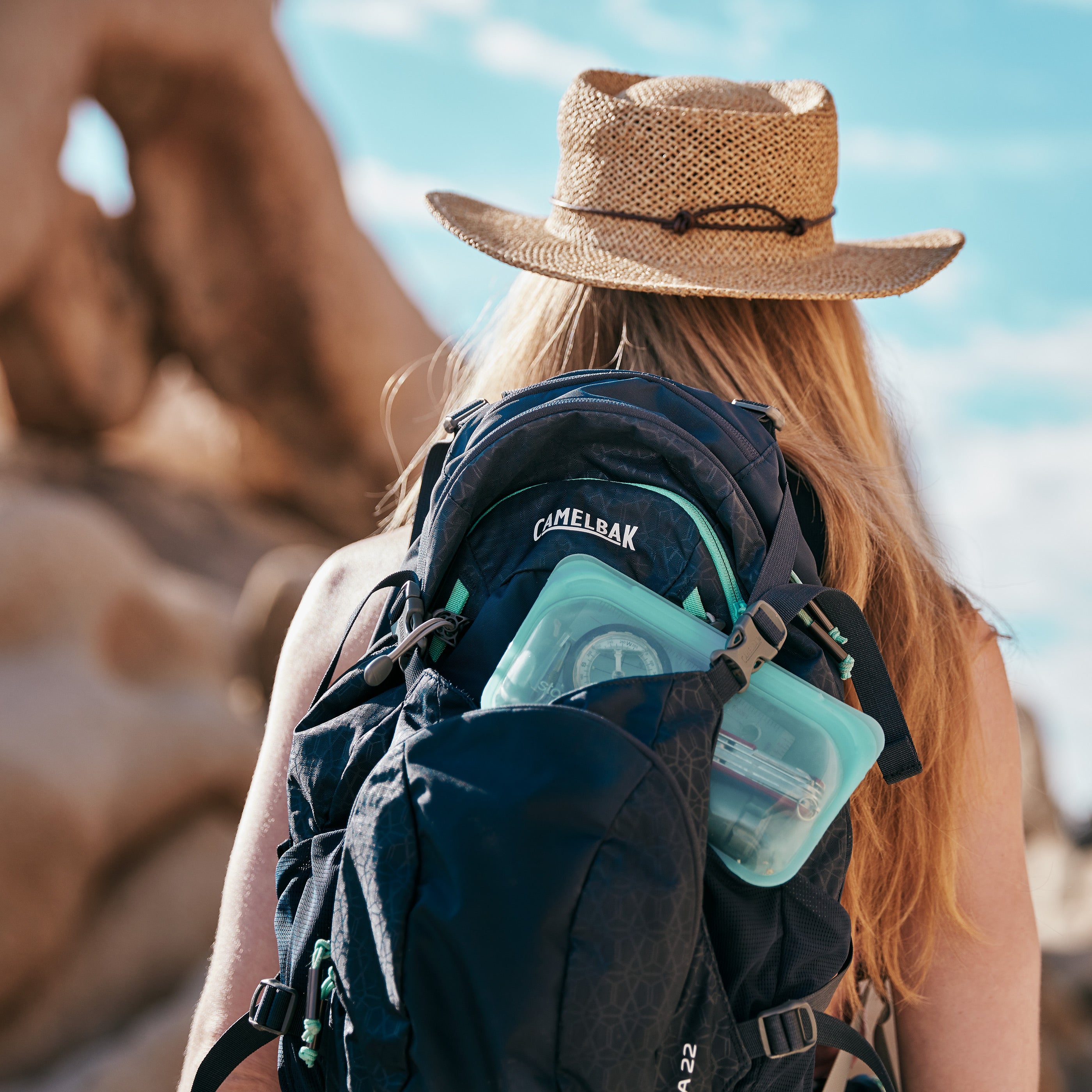 sky: Reusable Silicone Stasher Snack Bag