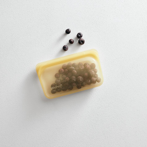 yellow: Reusable Silicone Stasher Snack Bag